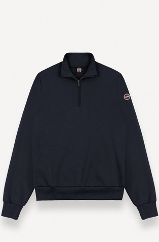 Pulover od mješavine pamuka s djelomičnim kopčanjem