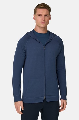 Vuneni kardigan s kapuljačom