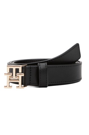 TH Monogram Leather Belt