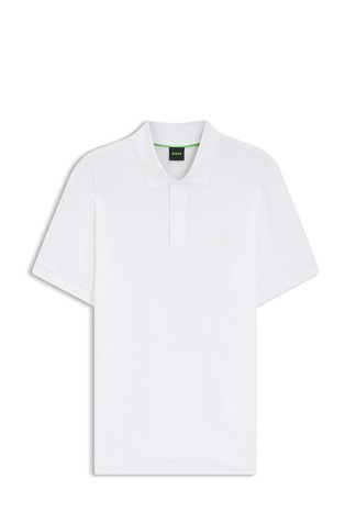 Porsche x BOSS short-sleeved polo shirt in mercerised cotton