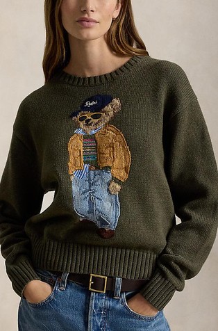 Polo Bear pleten pamučni pulover