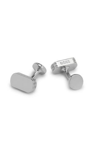 Cufflinks with engraved logo
