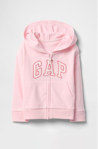 babyGap Relaxed Logo Zip Hoodie