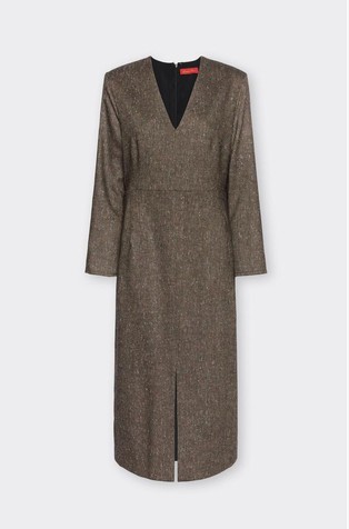 Mouliné Long Sleeved Dress