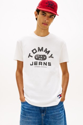 Graphic Crew Neck Jersey T-Shirt