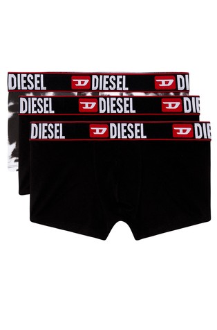 Paket od 3 para bokserica s logo obrubom i tie-dye uzorkom