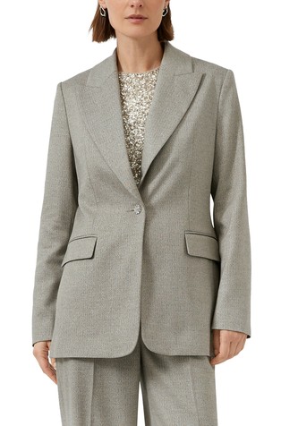 Slim fit svjetlucav sako s jednorednim kopčanjem