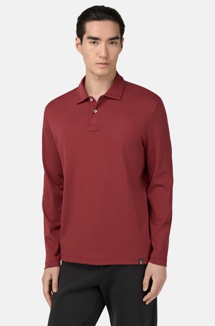 Polo majica dugih rukava od pima pamuka