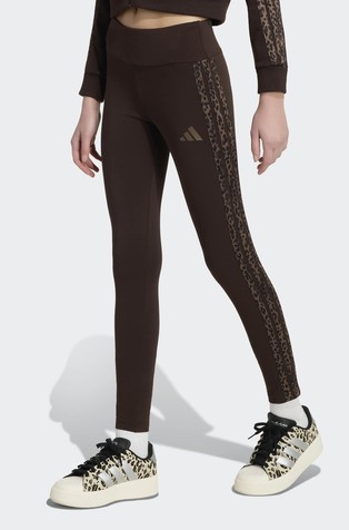 Animal Print 3-Stripes Leggings