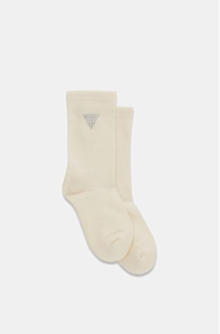 Socks with rhinestones