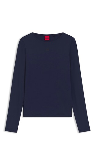 Stretch long-sleeved tee