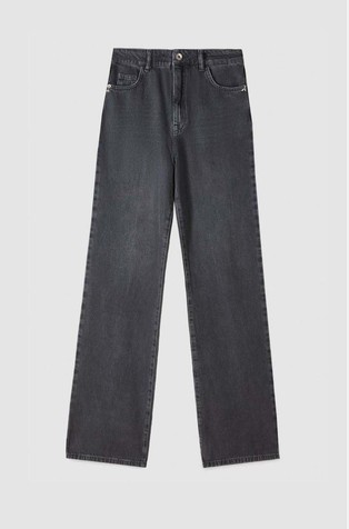 Regular fit jeans hlače s visokim strukom