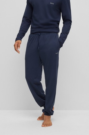 Pamučni donji dio trenirke s izvezenim logotipom