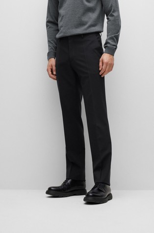 Regular fit hlače od djevičanske vune