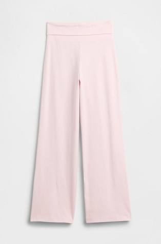 Zvonaste tajice s uvrnutim obrubom oko struka za djevojčice