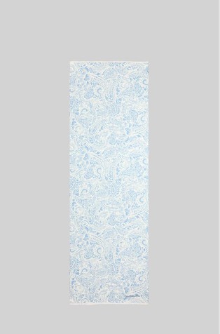 Paisley Cotton-silk Scarf