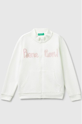 Pamučni pulover sa svjetlucavim logotipom