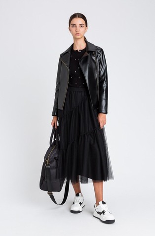 Zvonasta suknja od tila