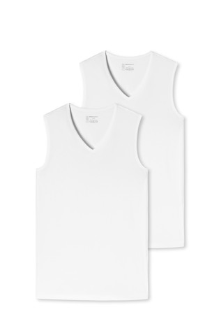 95/5 - Tank tops 2-pack organic cotton V-neck