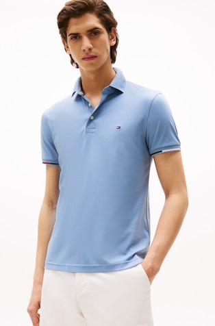 Slim fit logo polo majica kratkih rukava