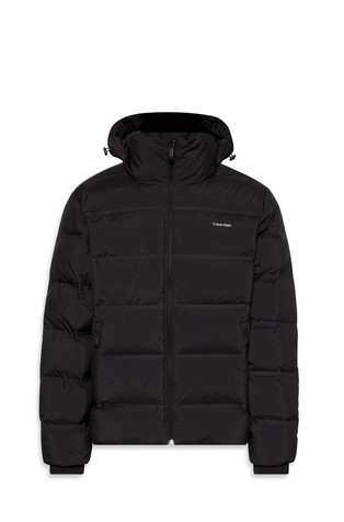 Prošivena jakna punjena paperjem s uklonjivom kapuljačom