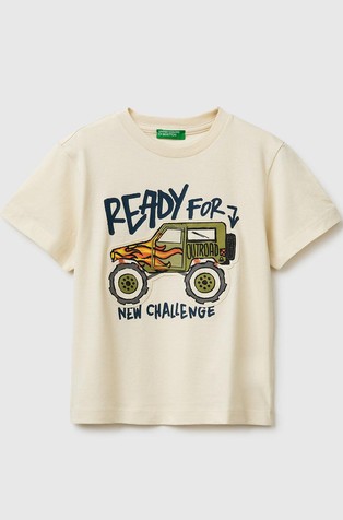 Organic cotton printed T-shirt