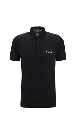 BOSS x Matteo Berrettini polo majica s vafl teksturom