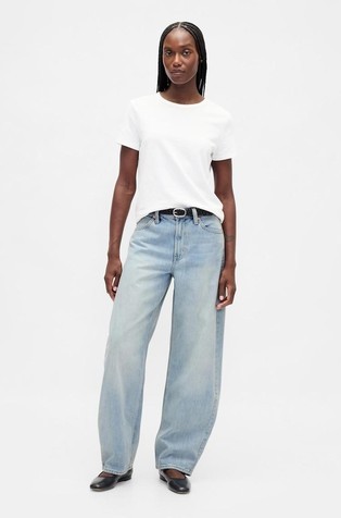 Ženske Barrel fit jeans hlače s visokim strukom