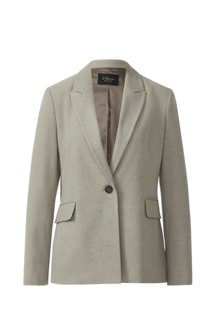 Flanelski sako s meliranim uzorkom