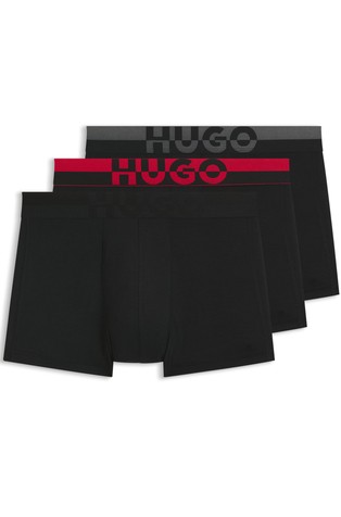 Paket od 3 para bokserica s logo obrubom