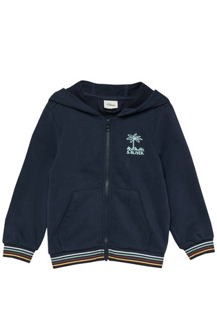 Pulover s kapuljačom i vezom