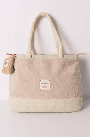 Snoopy veća torba od kombinacije tkanina