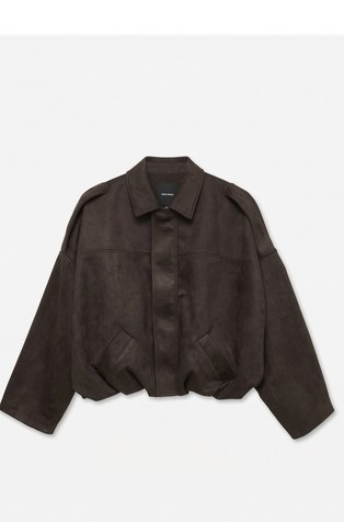 VMHAZEL jakna od umjetne brušene kože