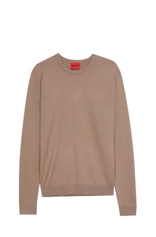 Slim fit pleten pulover od mješavine viskoze