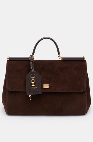 My Sicily large handbag in suede