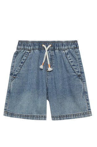 Loose fit jeans hlače s elastičnim obrubom oko struka