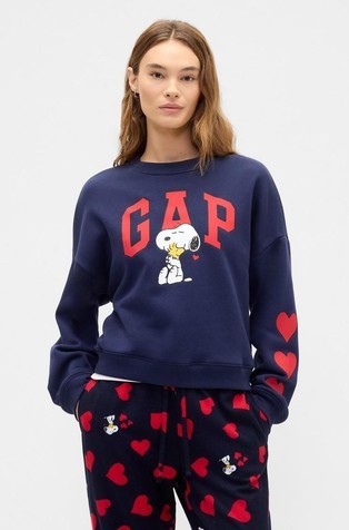 Snoopy Gap logo ženski pulover