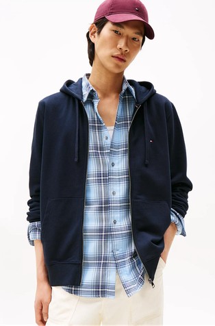 Pamučni pulover s kapuljačom i frotirnom unutrašnjošću