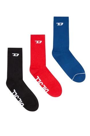 Paket od 3 para čarapa sa žakard logotipom