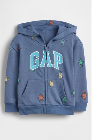 Gap Logo relaxed fit hoodie za djecu dječake