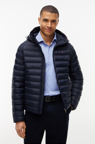 Water-repellent Quilted hooded jacket