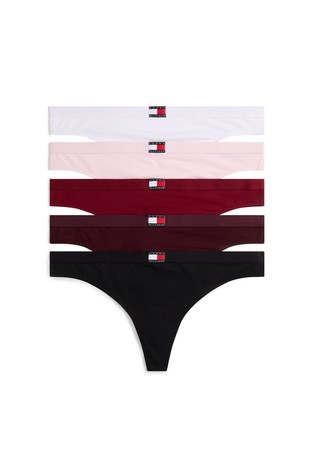 Paket od 5 pari tangica s logo obrubom