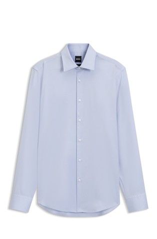 Regular-fit shirt cotton twill