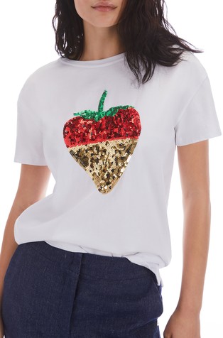 Pamučna majica kratkih rukava s aplikacijom