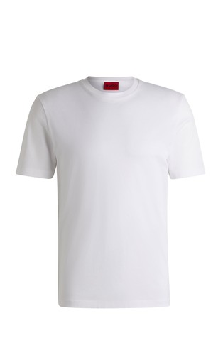 Slim fit majica kratkih rukava od merceriziranog pamuka