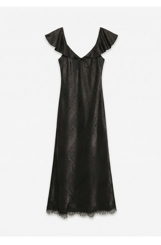 VMFEMIA Long dress with jacquard pattern
