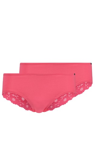 Skiny every day in cotton paket od 2 para čipkastih gaćica