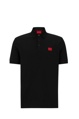 Slim fit polo majica od pamučnog pikéa s logo našivkom