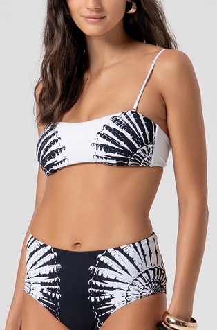 Bandeau gornji dio kupaćeg kostima s uzorkom