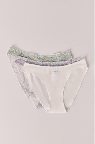 Pack 3 stretch cotton panties